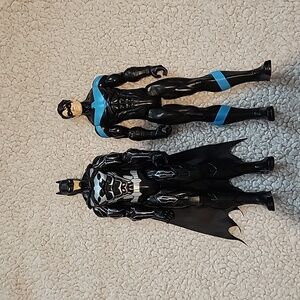 Batman and Nightwing action figures